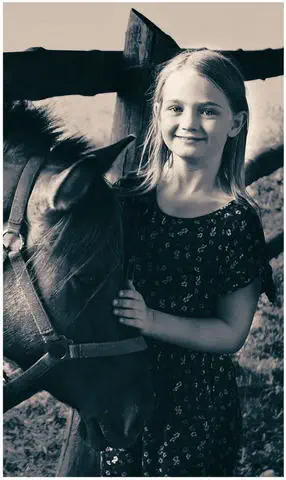 Gosia Baranowska z konikami we Floriance