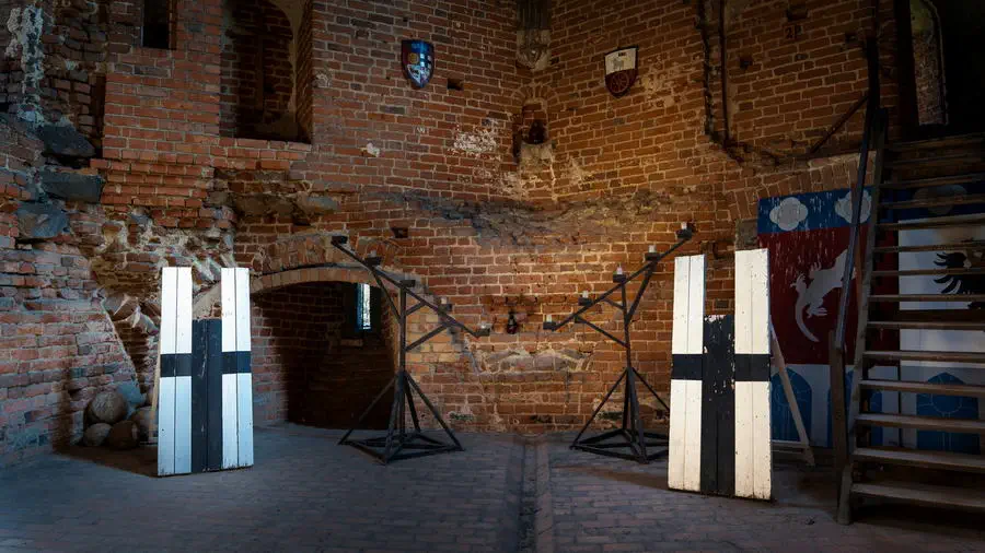 Zamek w Radzyniu Chełmińskim. Sala rycerska w zamku Radzyń Chełmiński