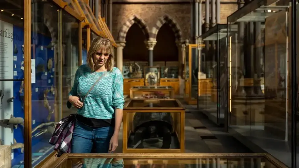 Wnętrze muzeum w Oxfordzie. Magdalena Kiżewska.