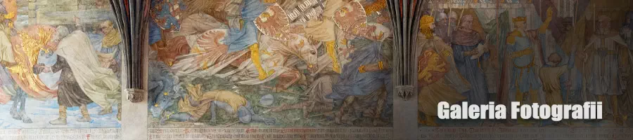 Malowidła na ścianie zamku