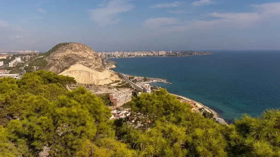 Zamek świętej Barbary w Alicante.