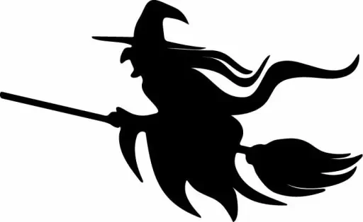 Czarownica na miotle