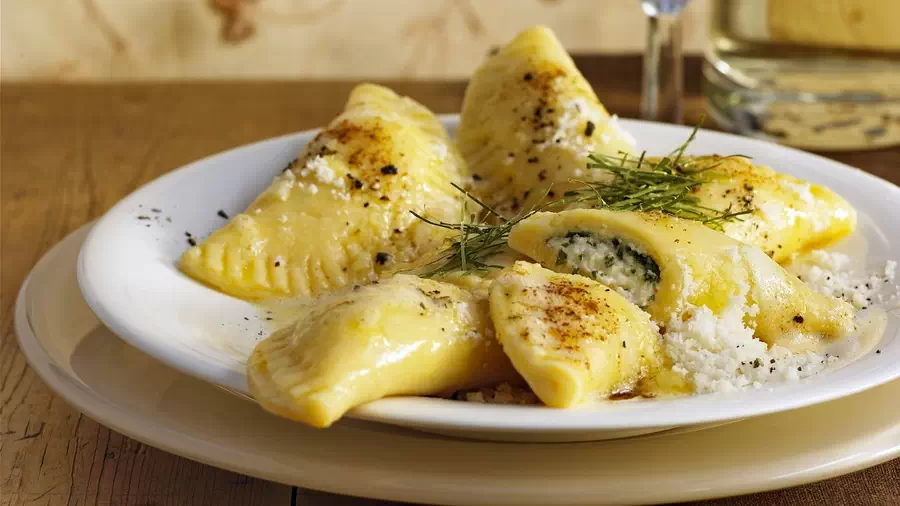 Włoskie pierogi z serem 