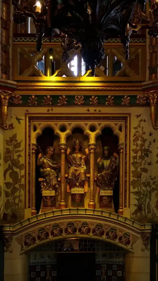 Zamek Castell Coch w Walii.