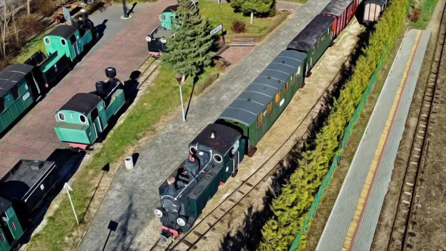 Kolejka Wąskotorowa w Żninie. Kolejka wąsko torowa w Żnienie