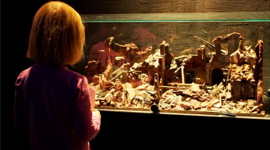 Zniszczona Warszawa w Muzeum Powstania Warszawskiego