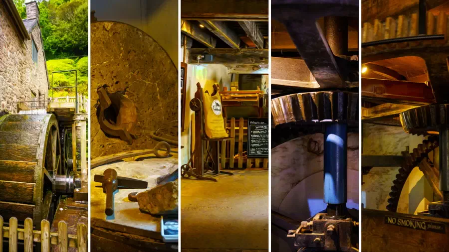 Młyn wodny w Dunster Castle