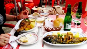 Smaczna ryba w restauracji na Maderze