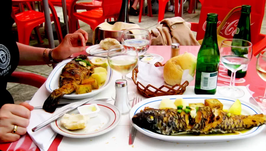 Smaczna ryba w restauracji na Maderze