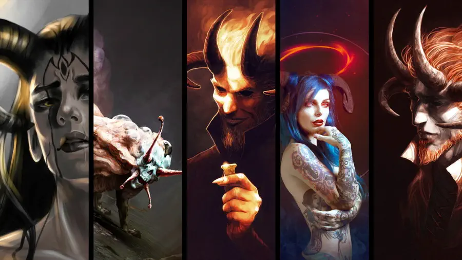 Różne diabły w zestawieniu