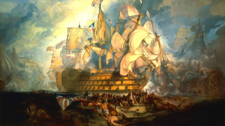 Bitwa morska Hiszpanie z Anglikami