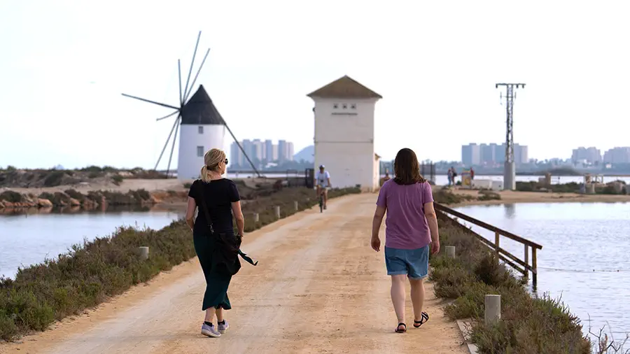 Droga do młyna w San Pedro del Pinatar Hiszpania