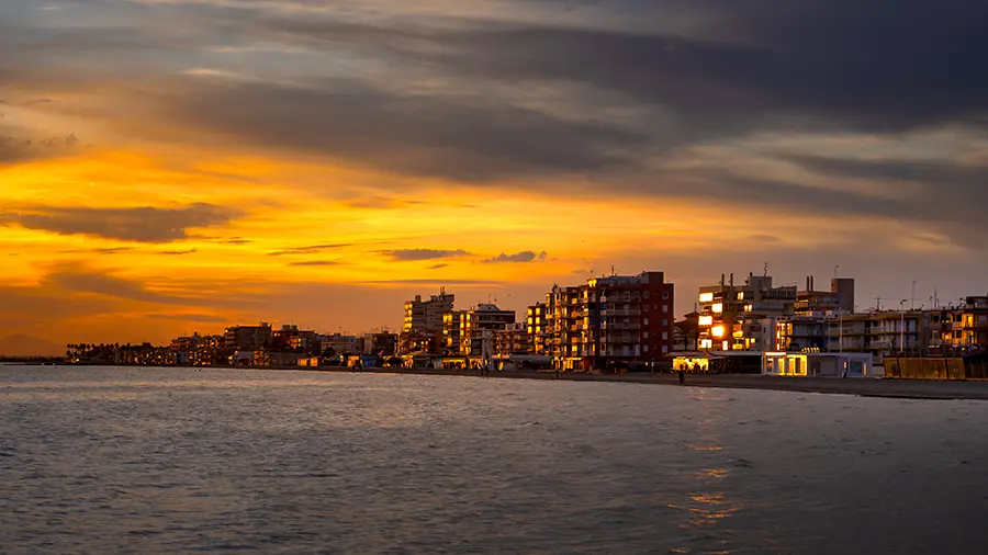 Widok na miasto Costa Blanca