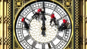 Tarcza zegara Big Ben w Londynie