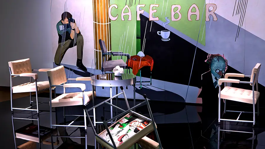 Jedna z instalacji w Muzeum Sztuki Nowoczesnej w Suschu Szwajcaria