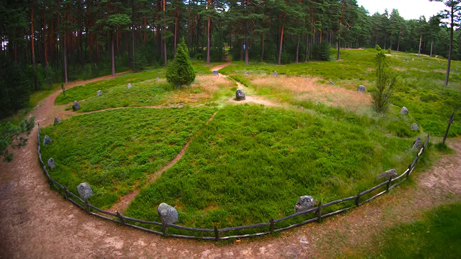 Kamienne kręgi w Odrach na Kaszubach