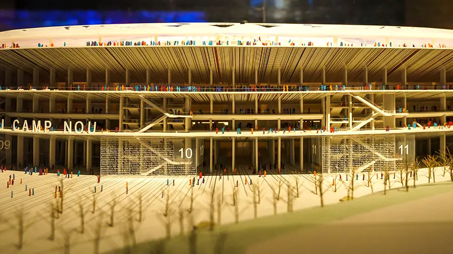 Model przyszłego stadionu FC Barcelona