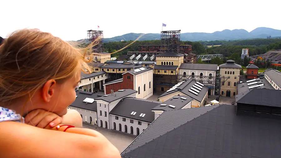 Taras widokowy w Starej Kopalni w Wałbrzychu