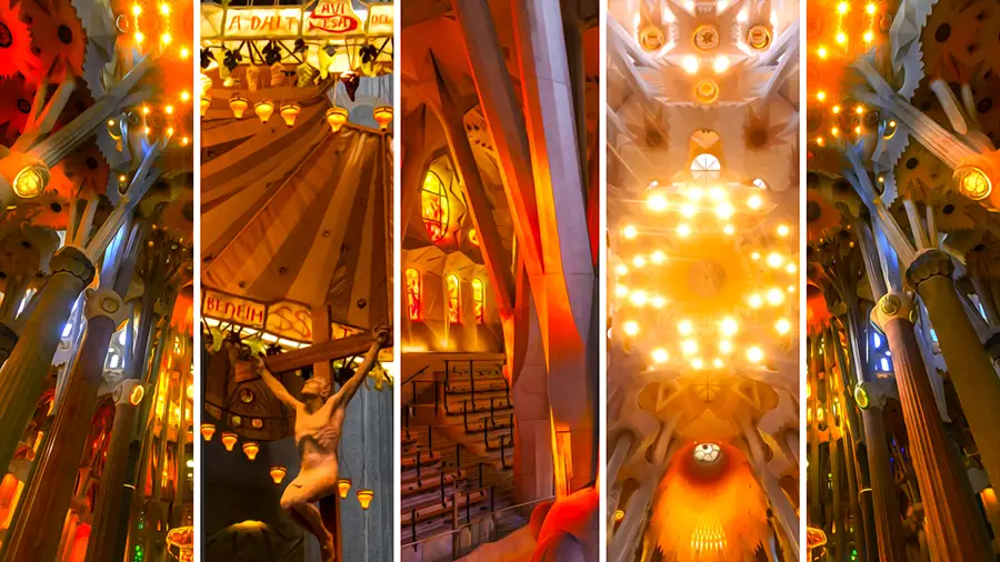 Sagrada Familia w Barcelonie Hiszpania 