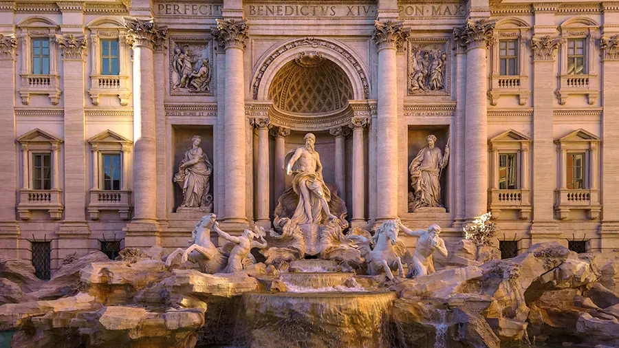 Rzym atrakcje - Fontanna di Trevi w Rzymie