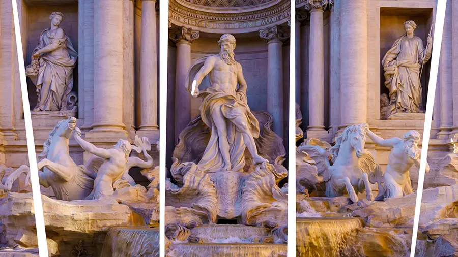 Fontanna di Trevi w Rzymie