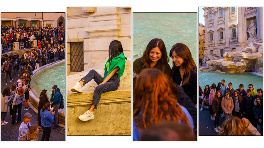 Fontanna di Trevi w Rzymie