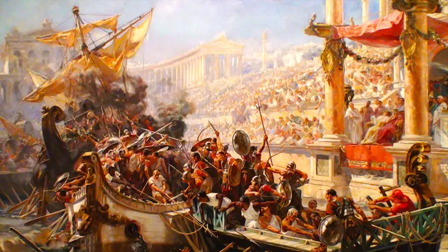 Bitwa morska w Koloseum w Rzymie