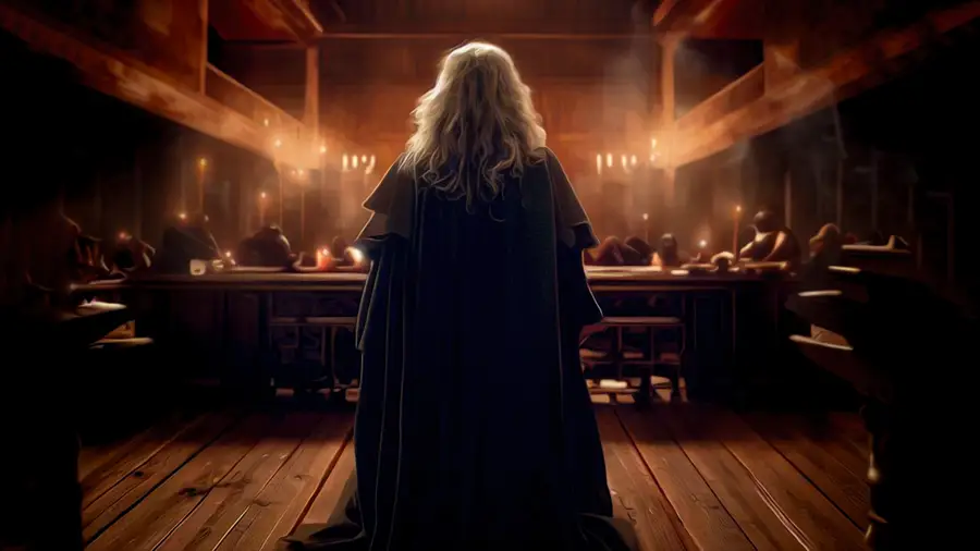 Proces o czary w średniowieczu nad czarownicą