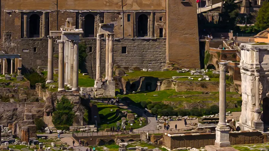 Świątynia Saturna na Forum Romanum w Rzymie