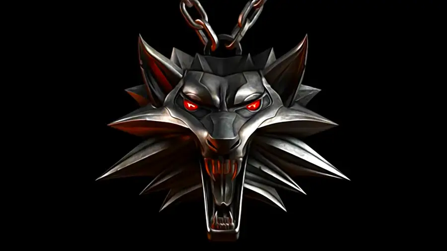 Symbol Wiedźmina z popularnej gry komputerowej