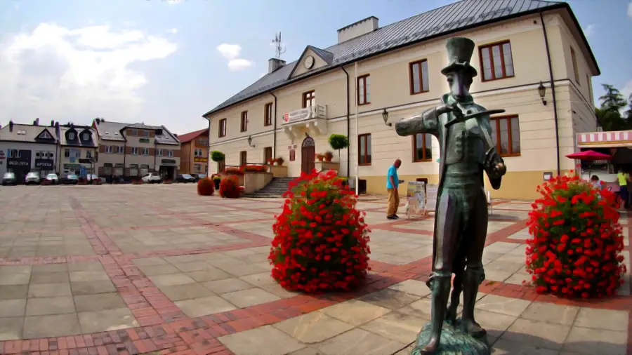 Chrząszcz na rynku w Szczebrzeszynie