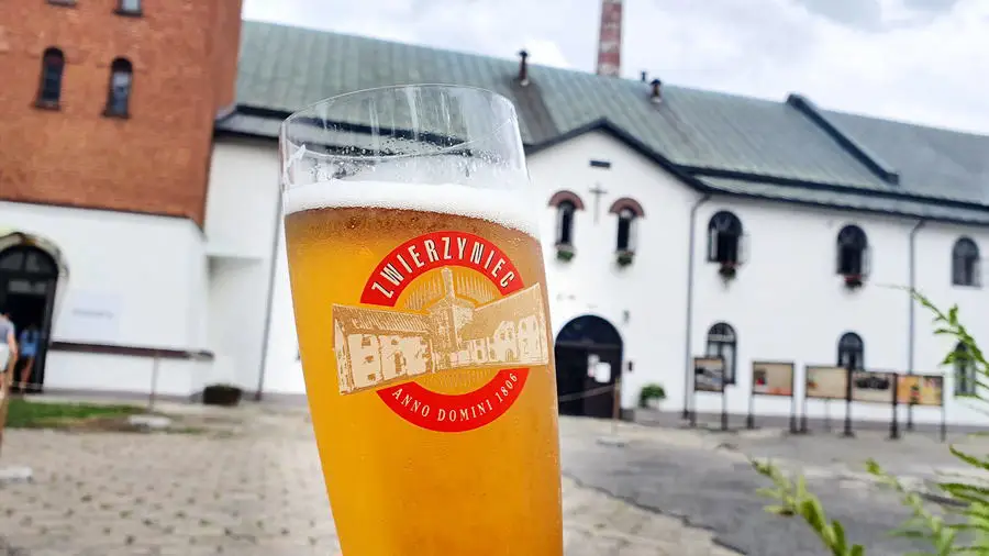 Szklanka piwa z browaru w Zwierzyńcu