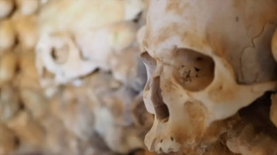 Kaplica czaszek w Faro Portugalia 