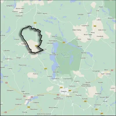 Kaszubska Marszruta czarna trasa rowerowa przez Bory Tucholskie