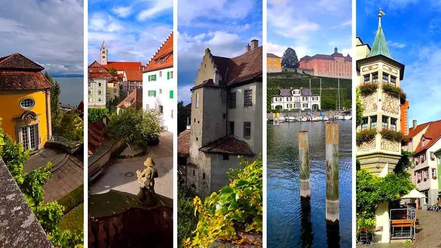 Miasto Meersburg w Niemczech