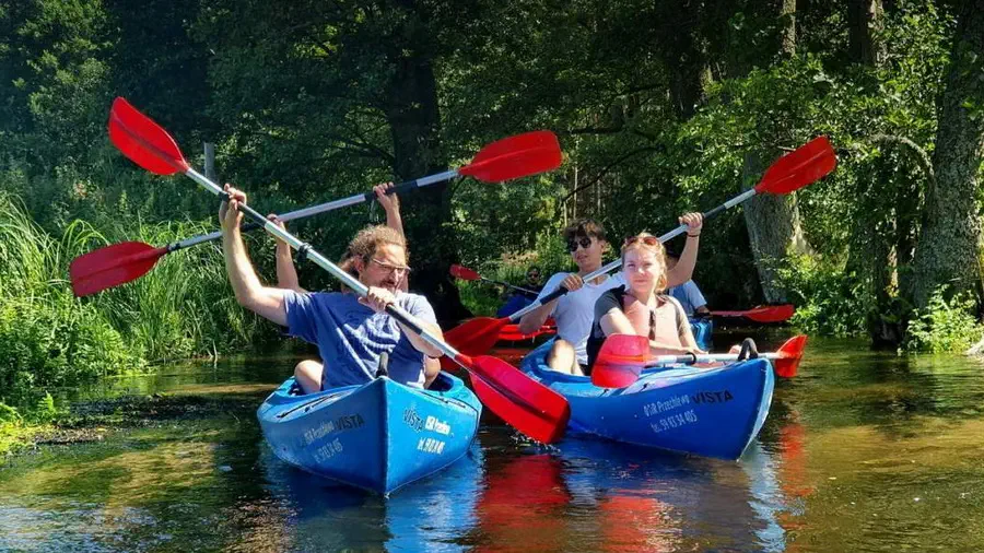 Kajaki na rzece Brda 