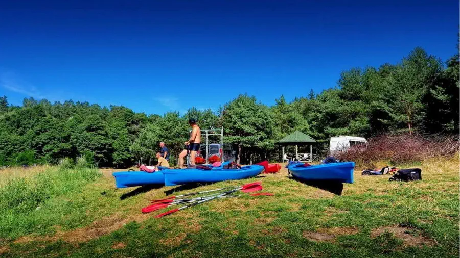 Spływ kajakowy rzeką Brdą na Kaszubach