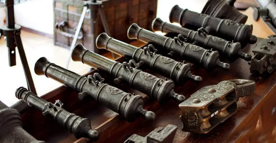 Działa i broń z zamku w Kórniku