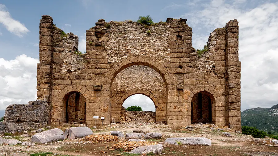 Bazylika w Aspendos Turcja