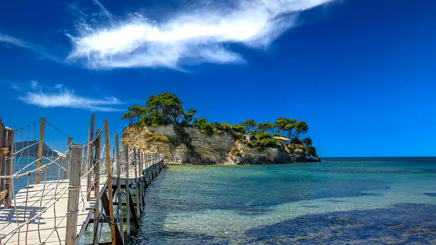 Zakynthos i Wyspa Cameo nazywana Wyspą Ślubów na Zakintos