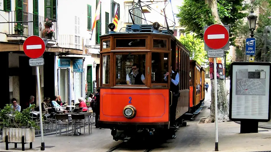 Zabytkowy tramwaj w Soller