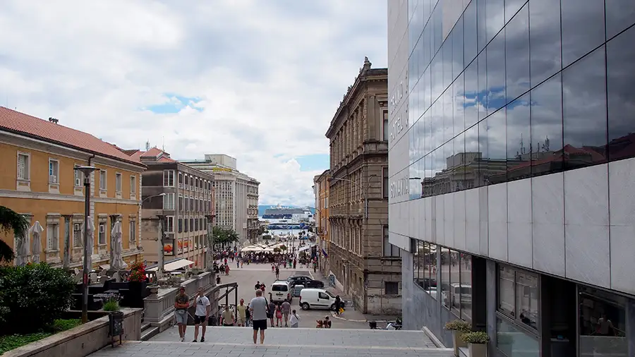 Rijeka w Chorwacji miasto