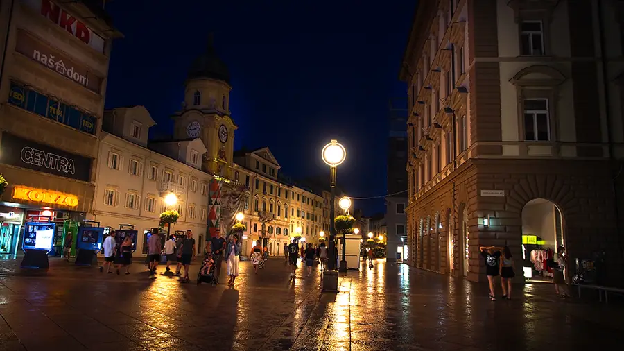 Rijeka w Chorwacji miasto