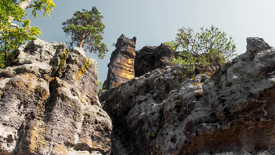 Najpiękniejsze szlaki Czeskiej Szwajcarii  oraz skalne miasto
