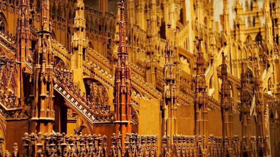 Makieta katedry Duomo w Mediolanie
