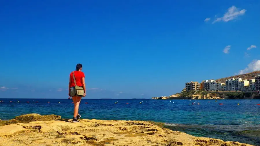 Miasto Marsalforn na wyspie Gozo