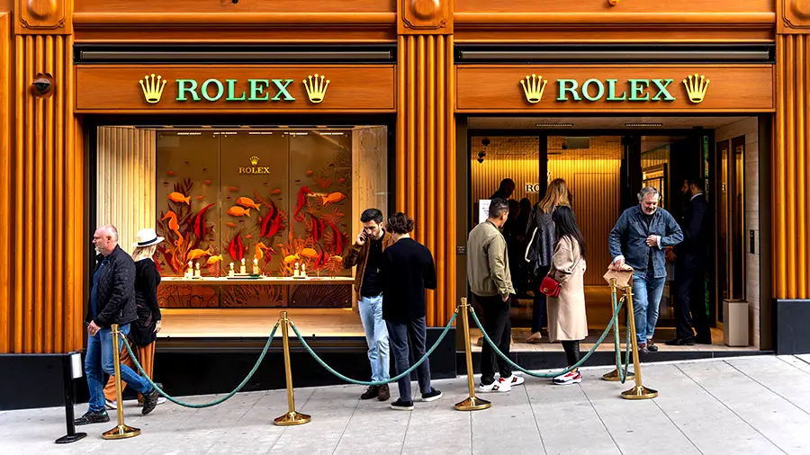 Genewa atrakcje. Sklep z Rolexami