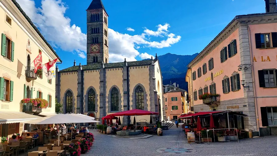 Poschiavo w Szwajcarii 