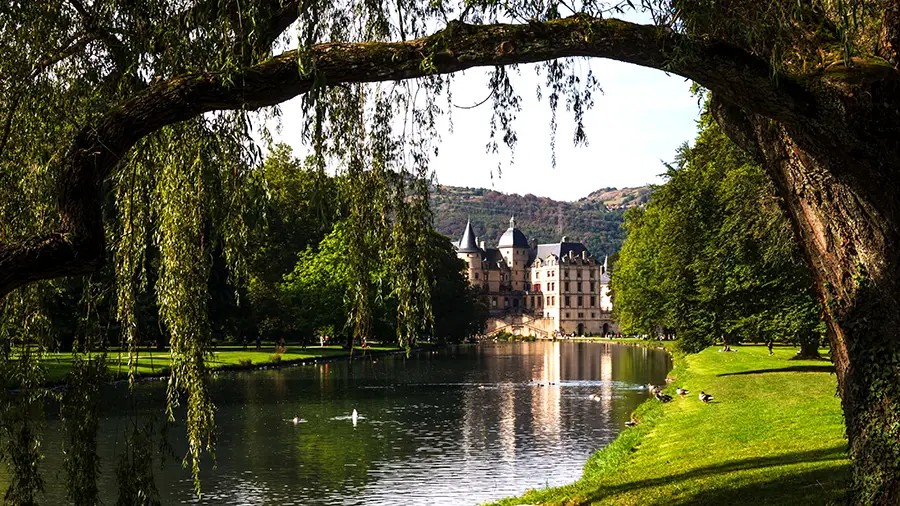 Zamku Chateau de Vizille w Grenoble