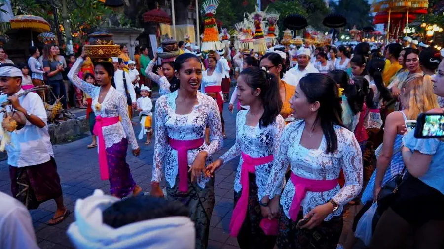 Ceremonie i festyny na Bali to niemal codzienny widok